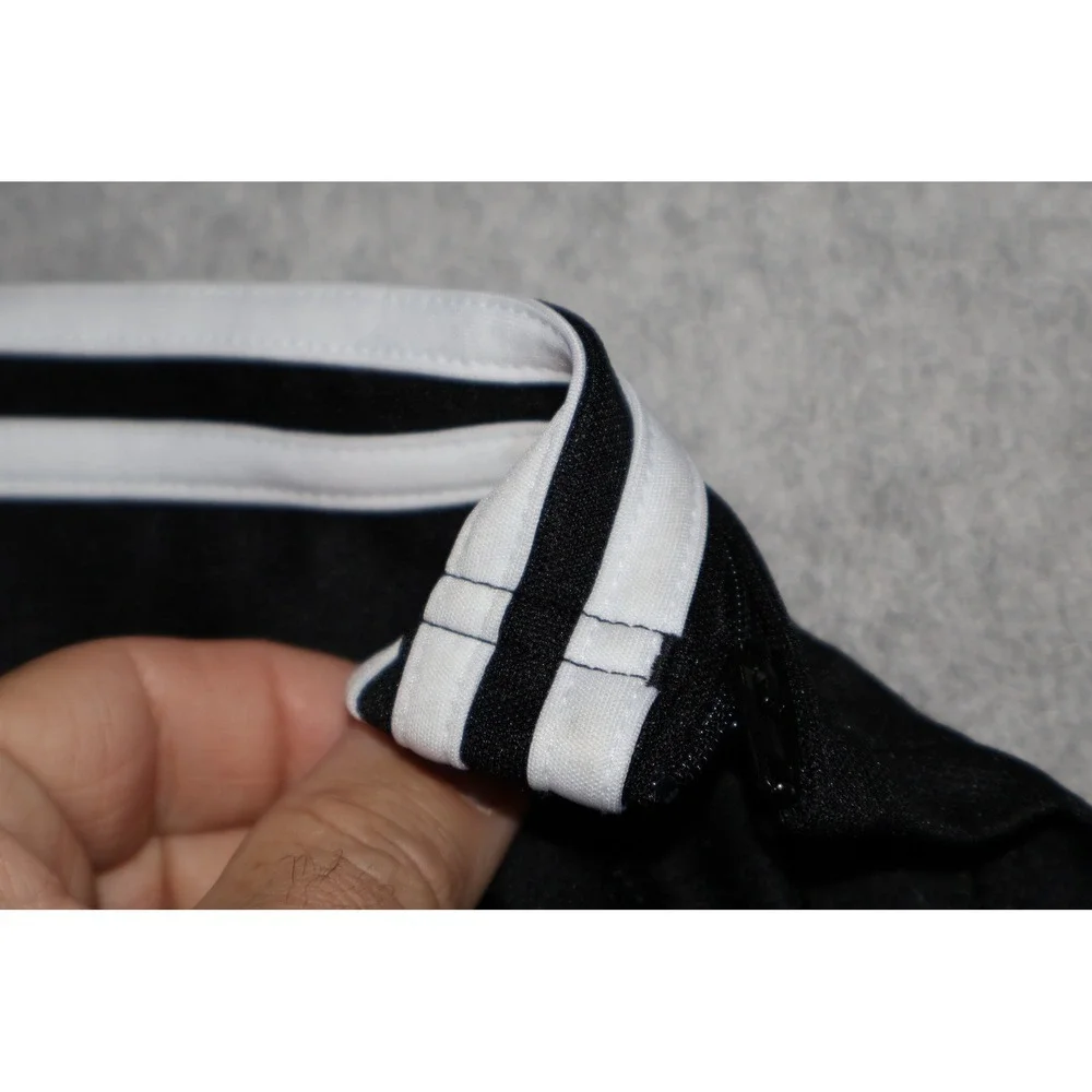 Adidas Gym Pants Mens Large Black Tiro 23 Training Soccer Joggers Zip Ankle
